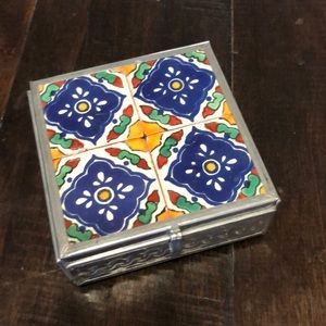 Mexican Talavera Jewelry box